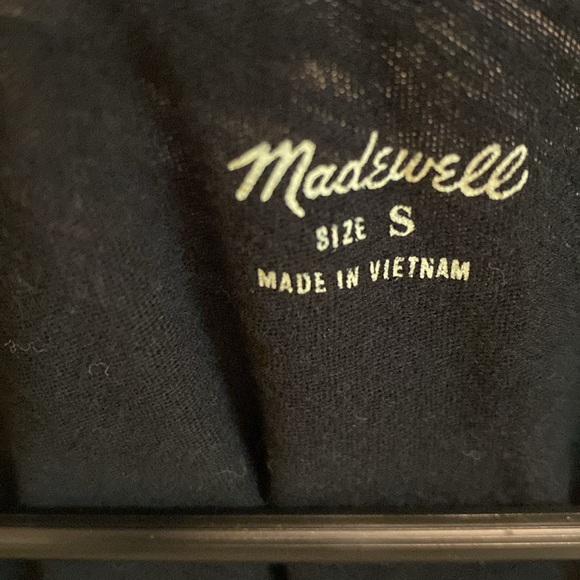 Madewell Black Muscle Tank Top Small Women’s - Picture 2 of 6